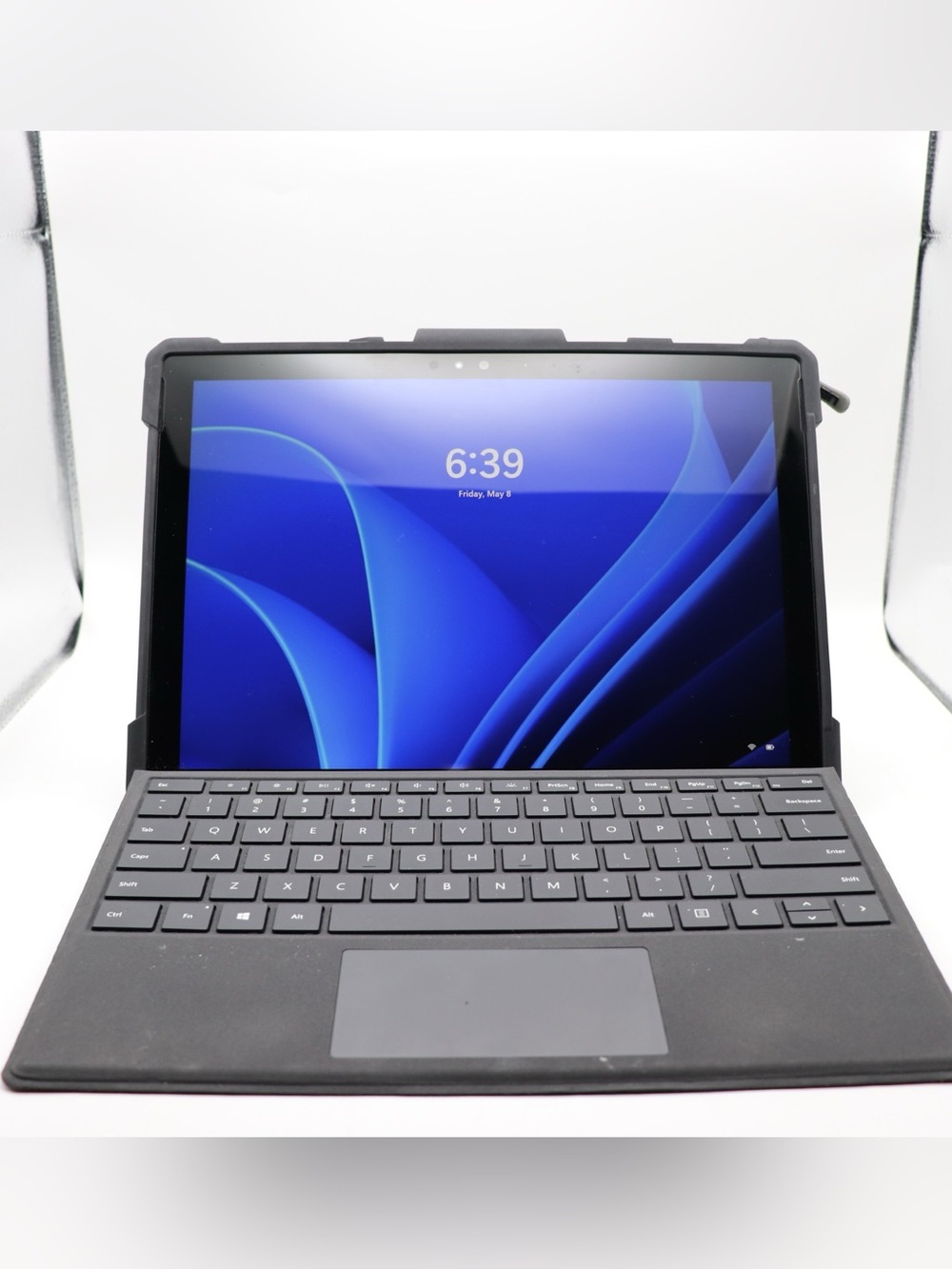 Microsoft Surface Pro 4 with keyboard UAG case and charger